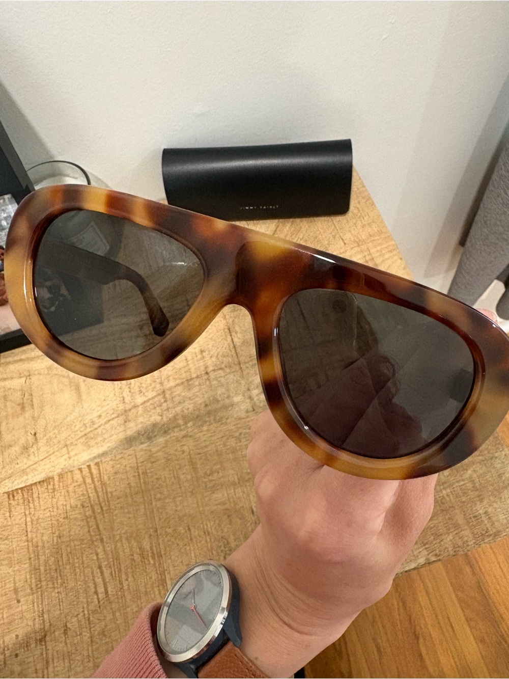 Jimmy Fairly The Gabrie Tortoiseshell Sunglasses - Picture 2 of 5